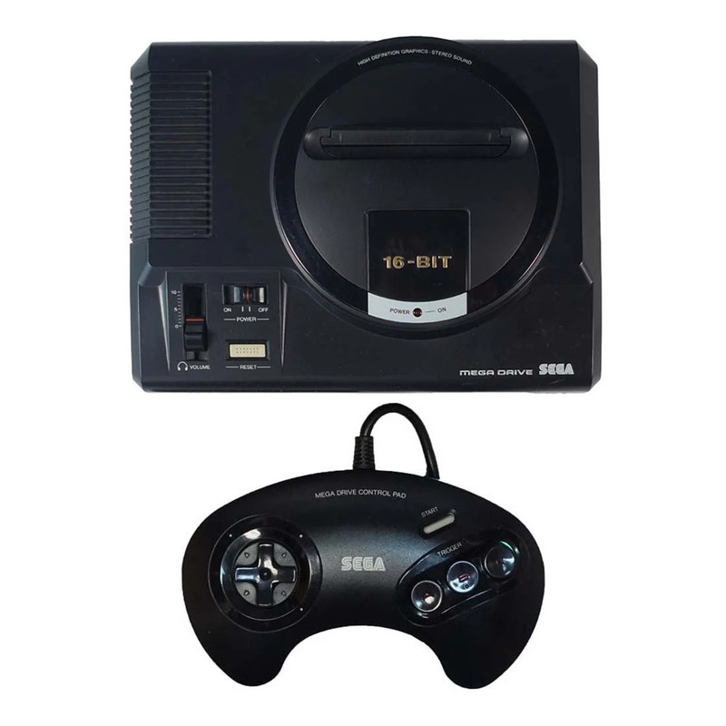 (Pre-Owned) Sega Mega Drive Console - Black - ريترو